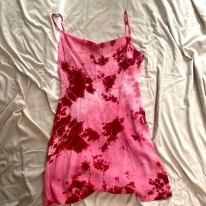 Lulus tie dye mini dress.